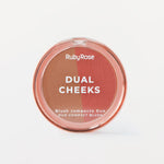 RUBOR COMPACTO DUAL CHEEKS 8.1G RUBY ROSE