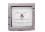 COLLAR ARCÁNGEL ZADQUIEL BRONCE/BAÑO DE ORO 45CM ESPIFES
