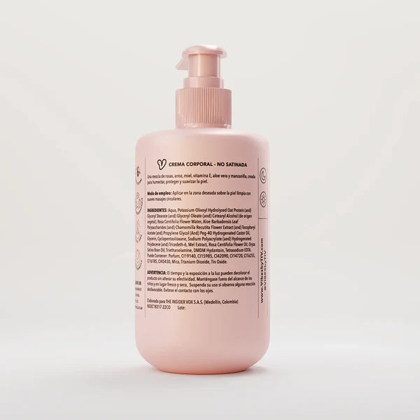 CREMA CORPORAL NO SATINADA 280GR VIBES