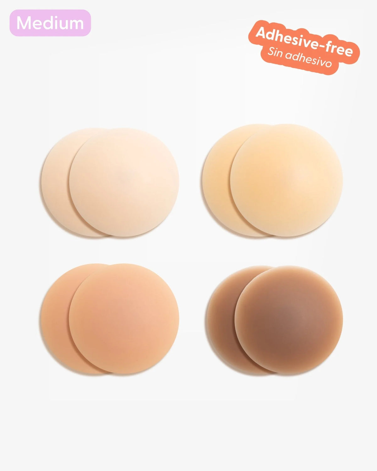 CUBRE PEZONES SIN ADHESIVO MEDIUM 8CM NIPSKIN