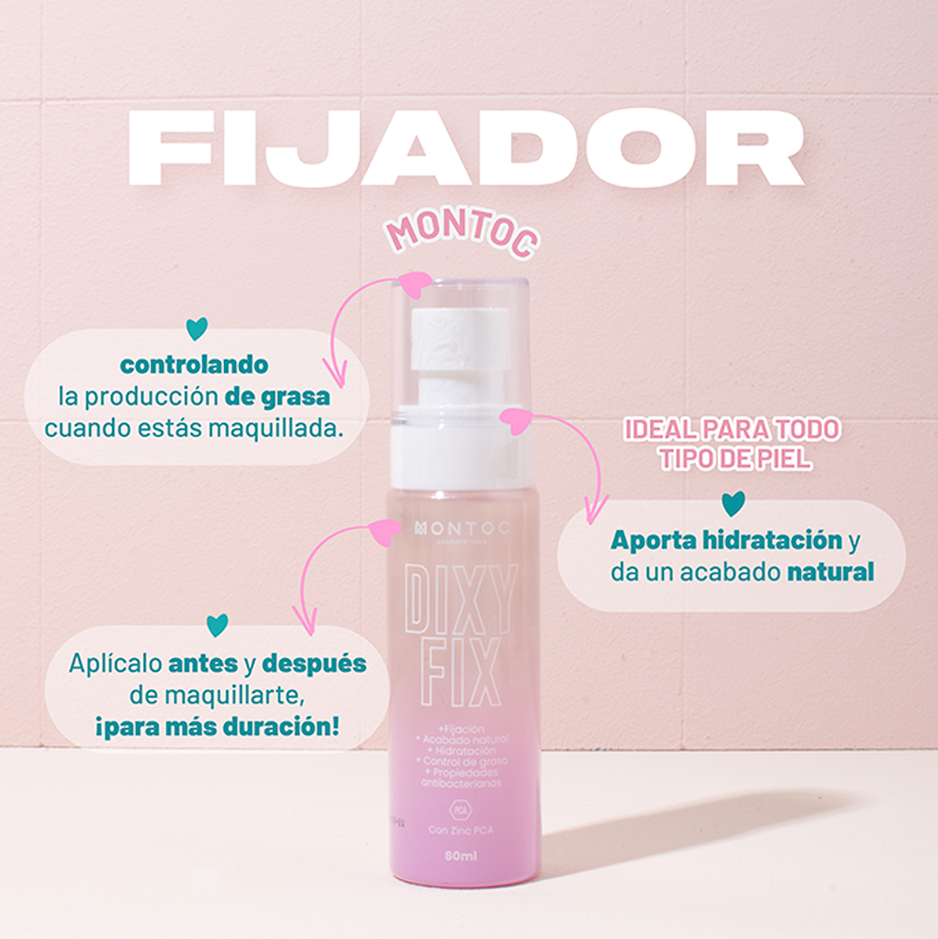 FIJADOR DE MAQUILLAJE DIXY FIX 80ML MONTOC