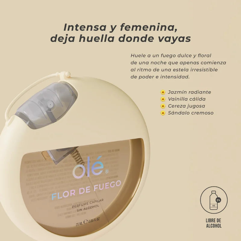 PERFUME CAPILAR SIN ALCOHOL 25ML OLÉ