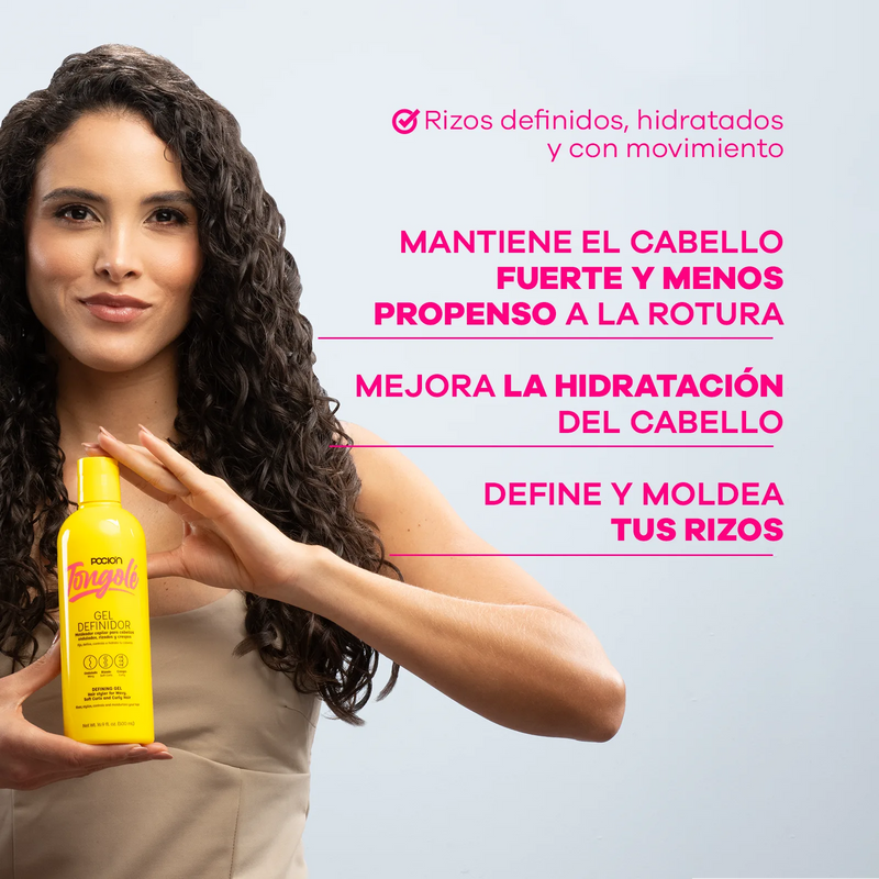GEL DEFINIDOR DE RIZOS 500ML TONGOLÉ POCIÓN