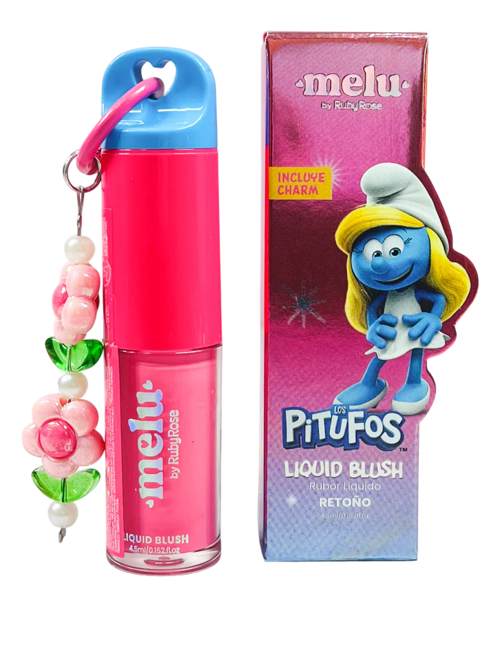RUBOR LIQUIDO 4.5ML PITUFOS RUBY ROSE