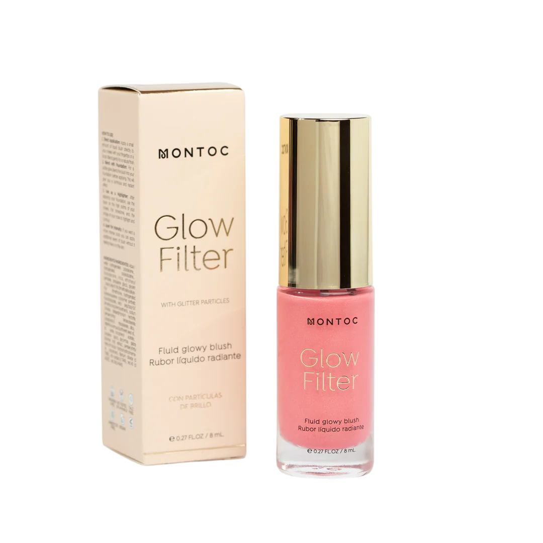 RUBOR LIQUIDO GLOW FILTER 8ML MONTOC