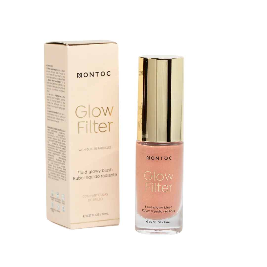 RUBOR LIQUIDO GLOW FILTER 8ML MONTOC