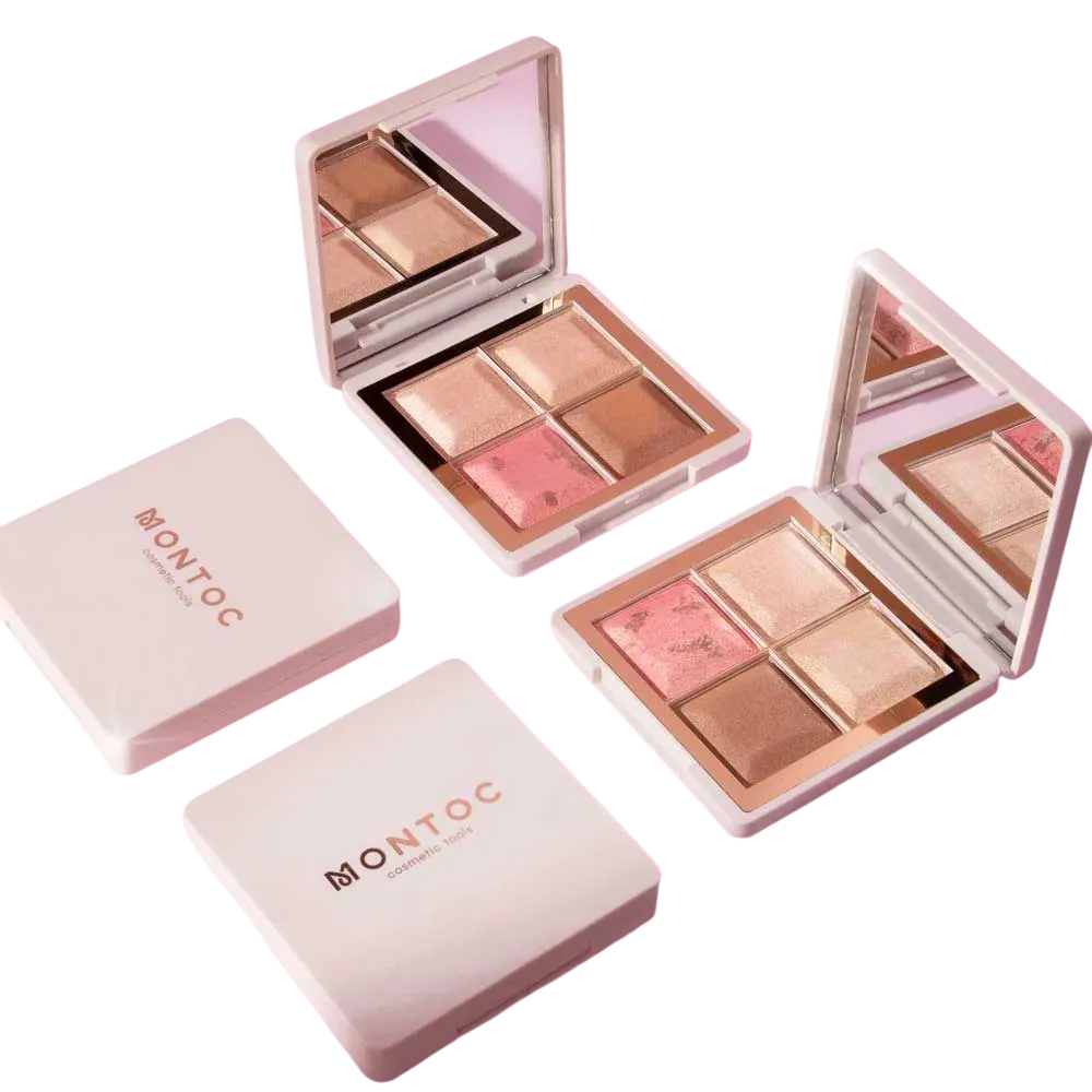 PALETA LIGHT SET ILUMINADOR Y BRONZER 24G MONTOC