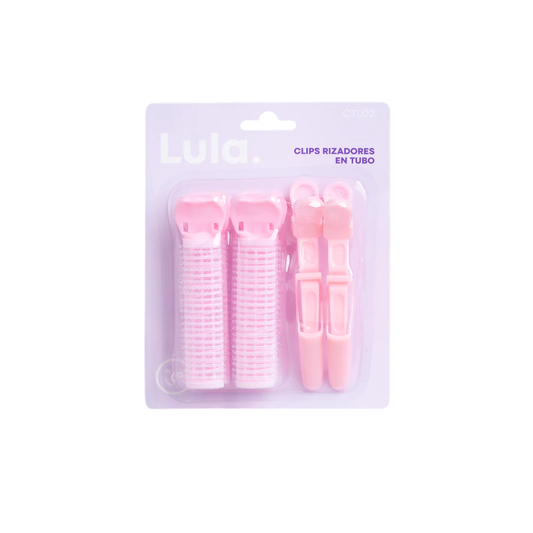 CLIPS RIZADORES EN TUBO 2 LULA