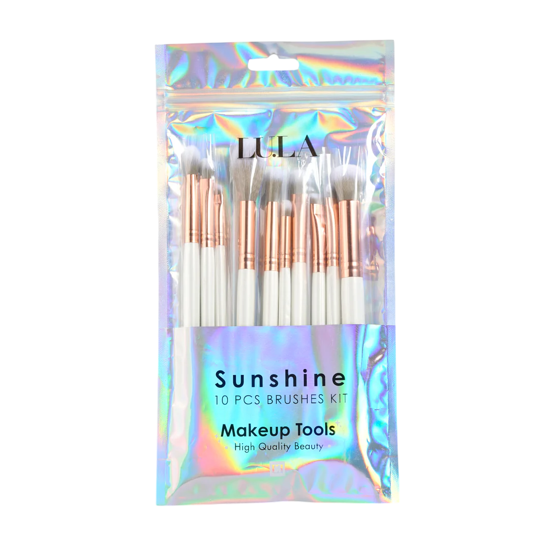 KIT DE BROCHAS SUNSHINE X10 PCS LULA