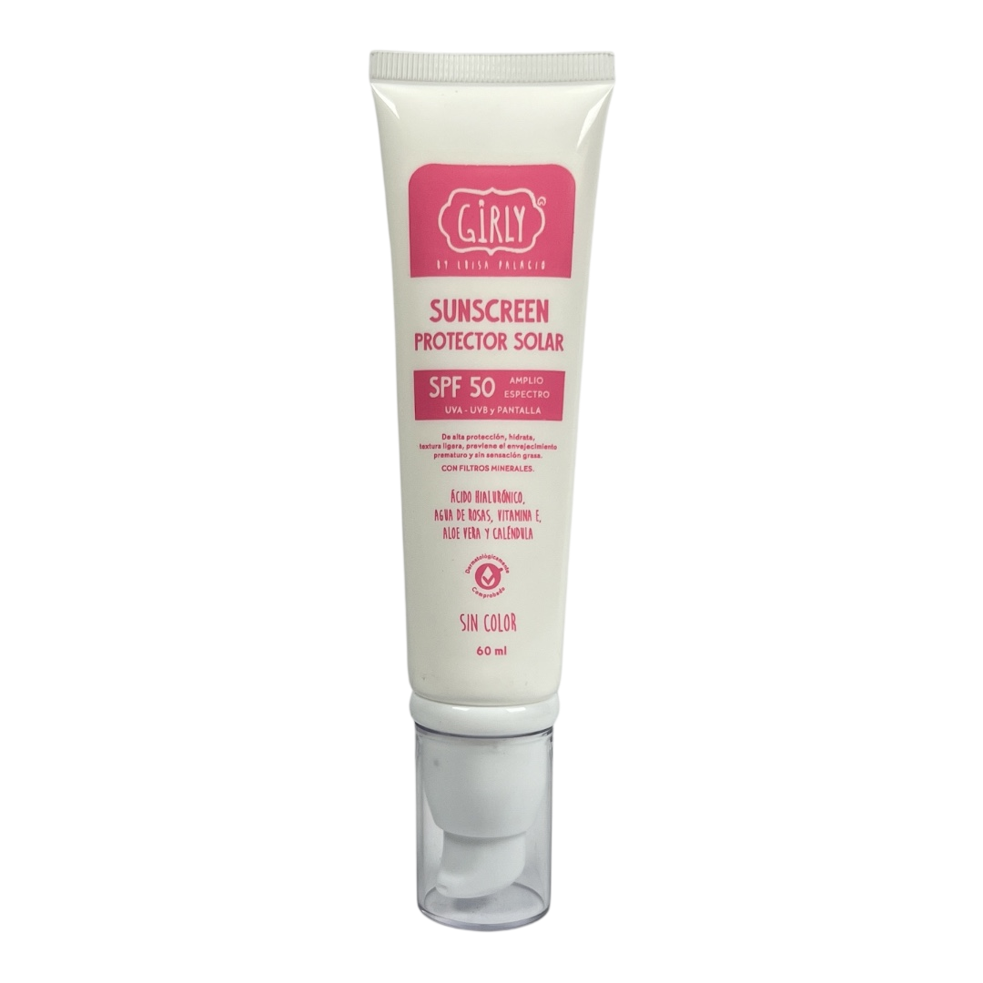 SUNSCREEN PROTECTOR SOLAR SPF50 60ML GIRLY