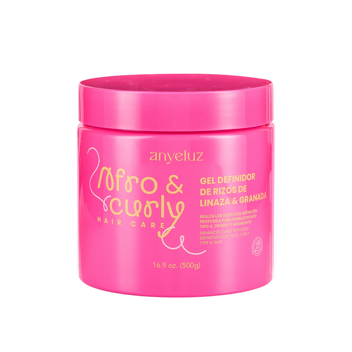 GEL DEFINIDOR DE RIZO AFRO&CURLY 500G ANYELUZ