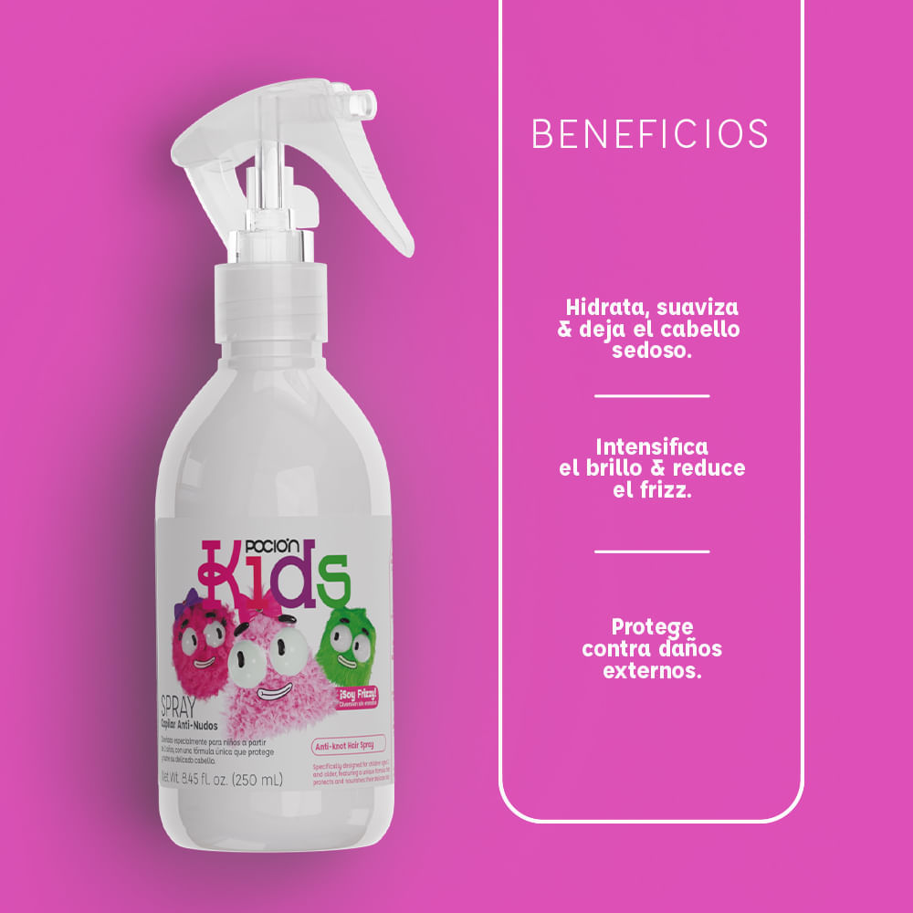 SPRAY ANTI-NUDOS KIDS 250ML POCIÓN