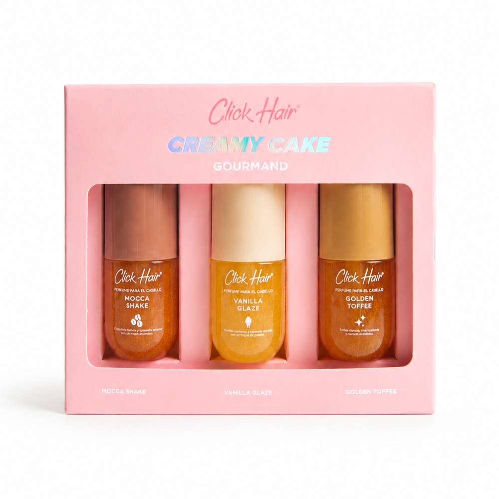 KIT MINI PERFUME CAPILAR CREAMY CAKE 32ML CLICK HAIR