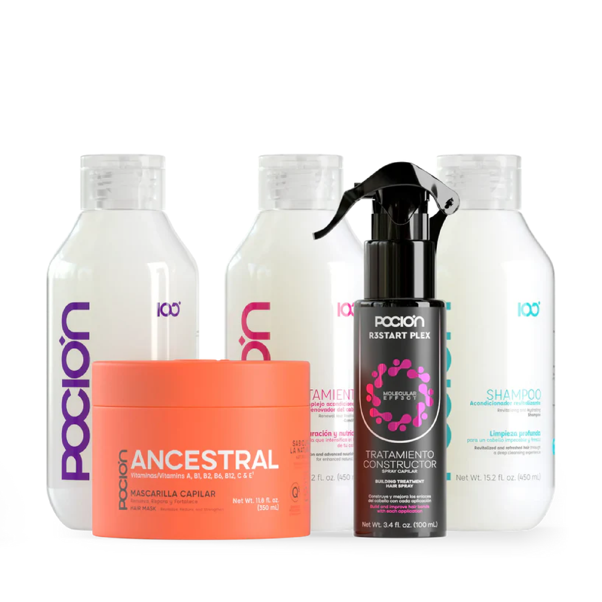 KIT RECONSTRUCCIÓN INMEDIATA X5 POCIÓN