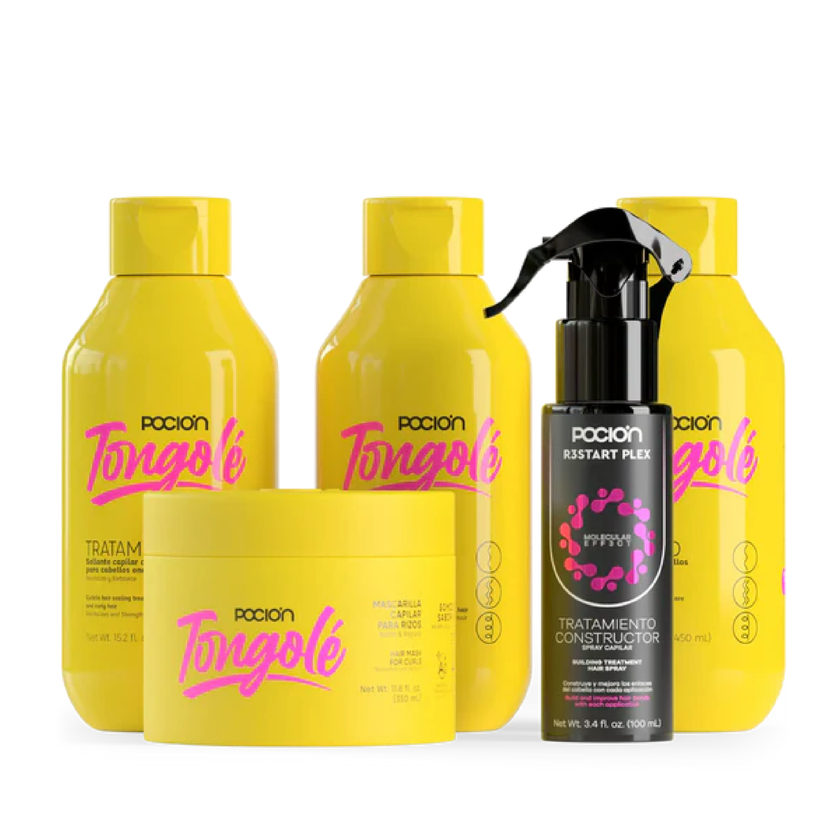 KIT RECONSTRUCCIÓN DE RIZOS X5 TONGOLÉ LA POCIÓN