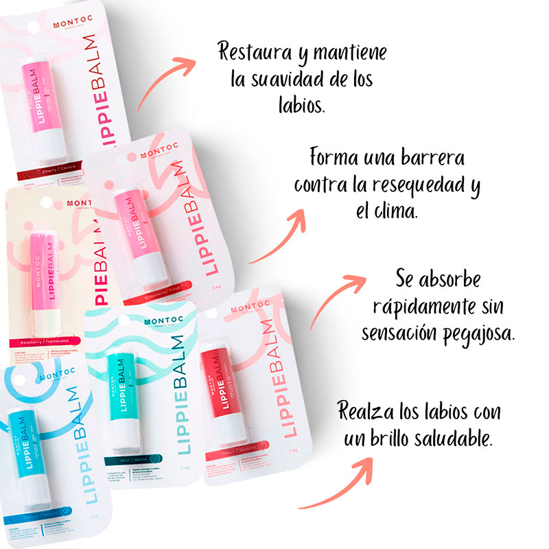 HIDRATANTE DE LABIOS LIPPIE BALM 3,4G MONTOC