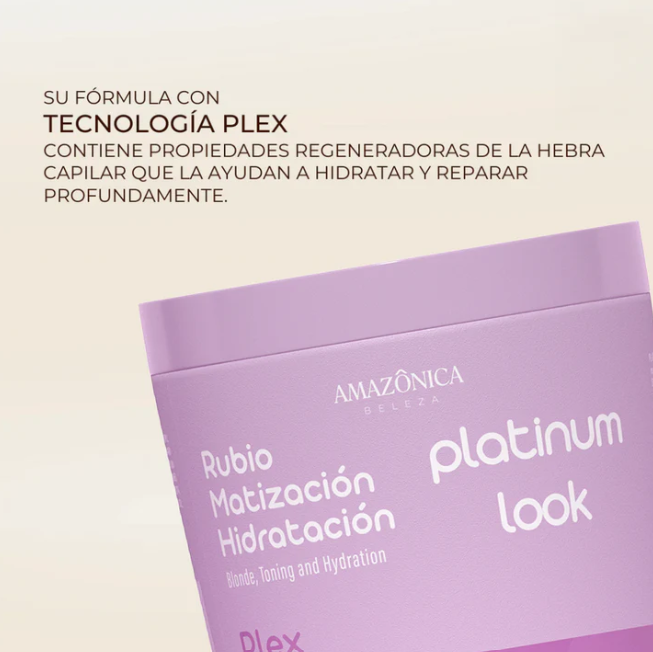 TRATAMIENTO PLATINUM LOOK 500ML AMAZONICA BELEZA