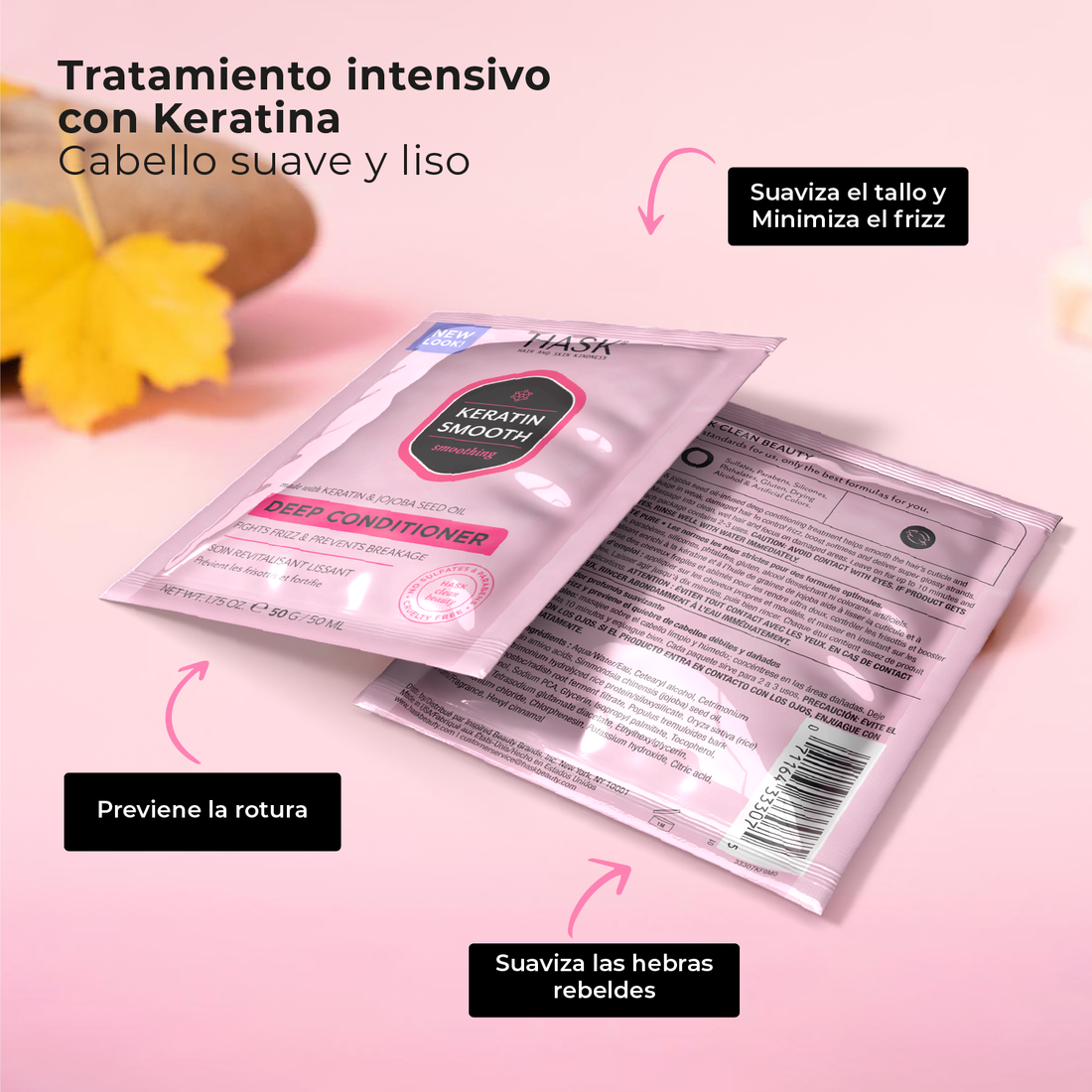 ACONDICIONADOR KERATINA SACHET 50ML HASK