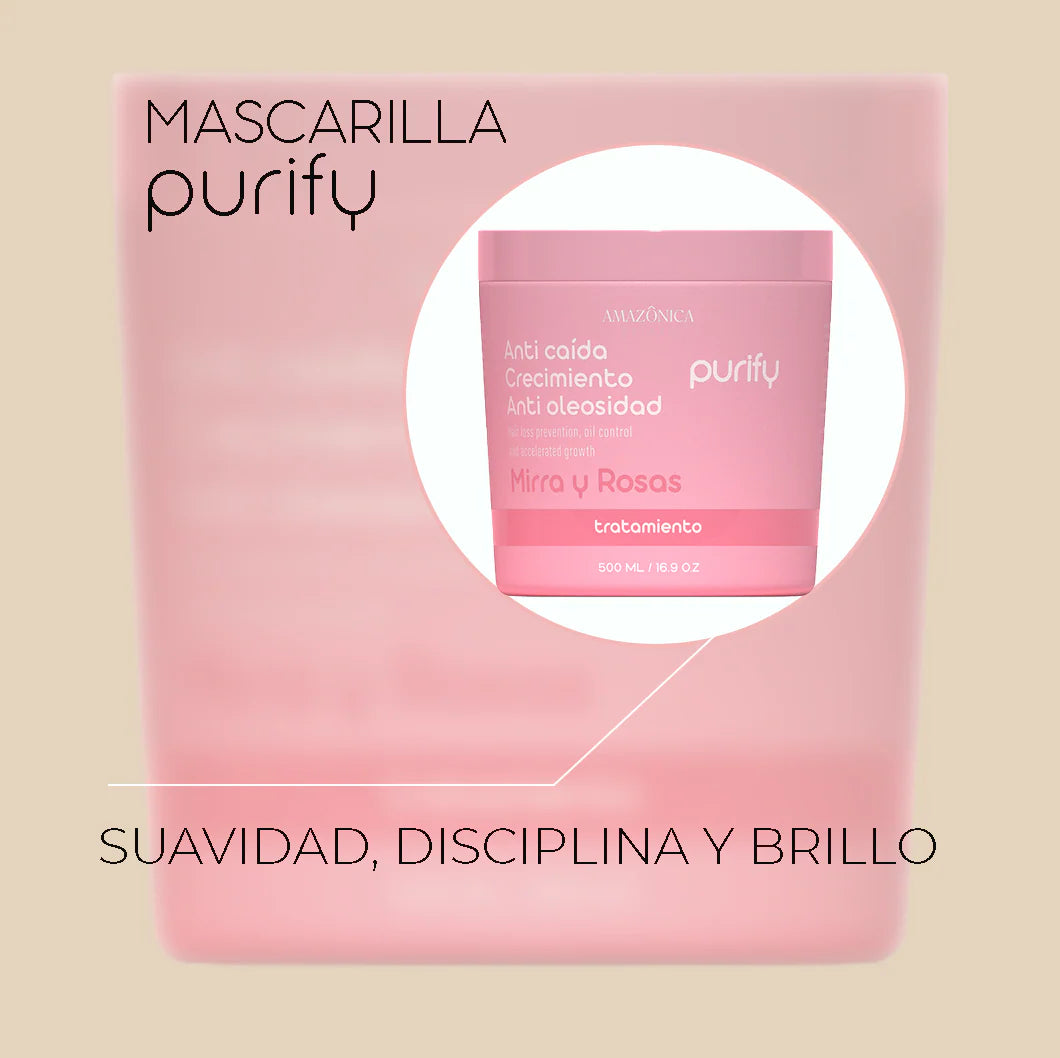 MASCARILLA PURIFY 500 ML AMAZONICA BELEZA