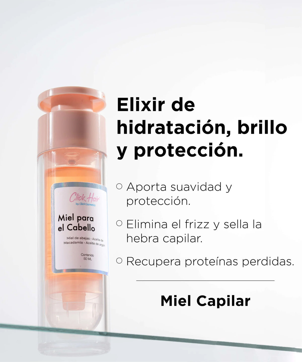 MIEL CAPILAR CON ARGAN 50ML CLICK