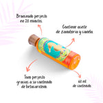 MINI BRONCEADOR DE ZANAHORIA Y CANELA 60ML D'LUCHI