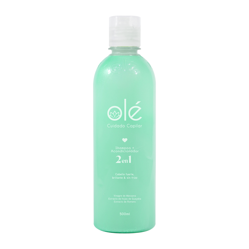 SHAMPOO 2 EN 1 VINAGRE DE MANZANA OLÉ