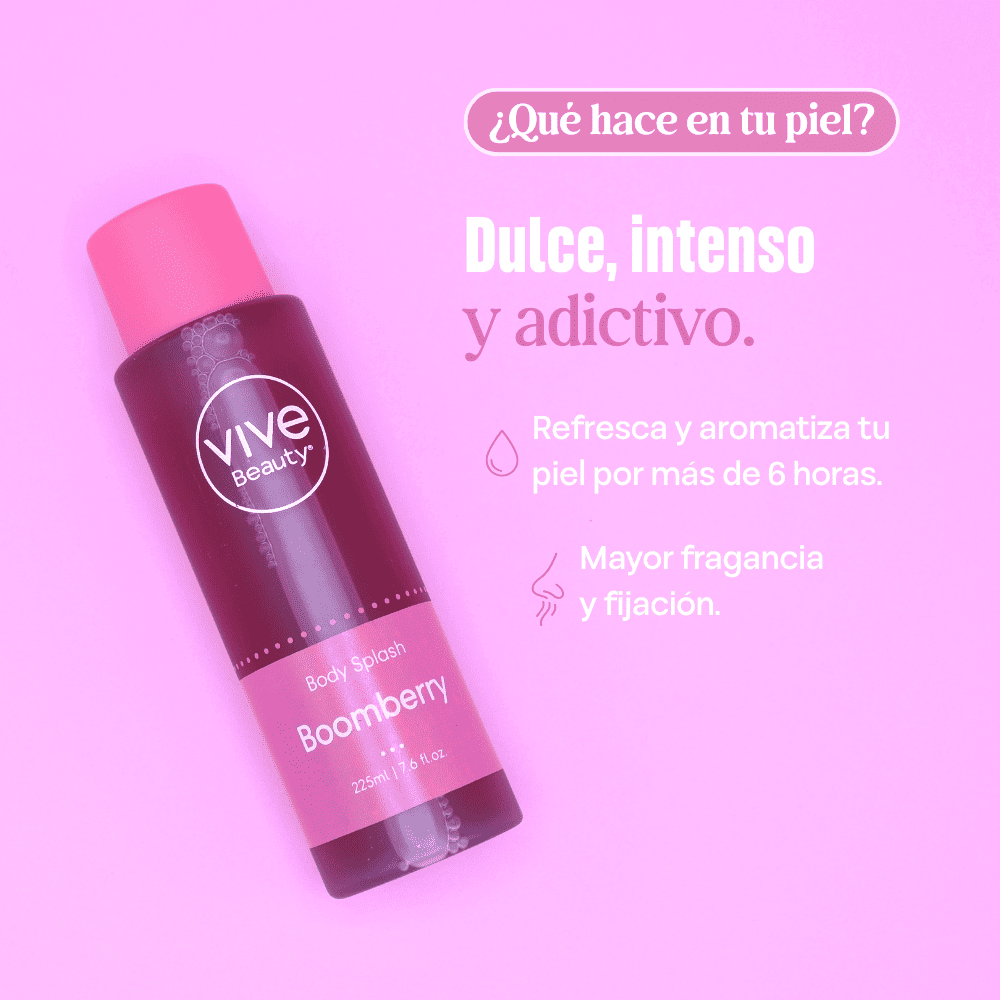 BODY SPLASH BOOMBERRY 225ML VIVE BEAUTY