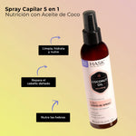 SPRAY SIN ENJUAGUE 5 EN 1 COCONUT 175ML HASK