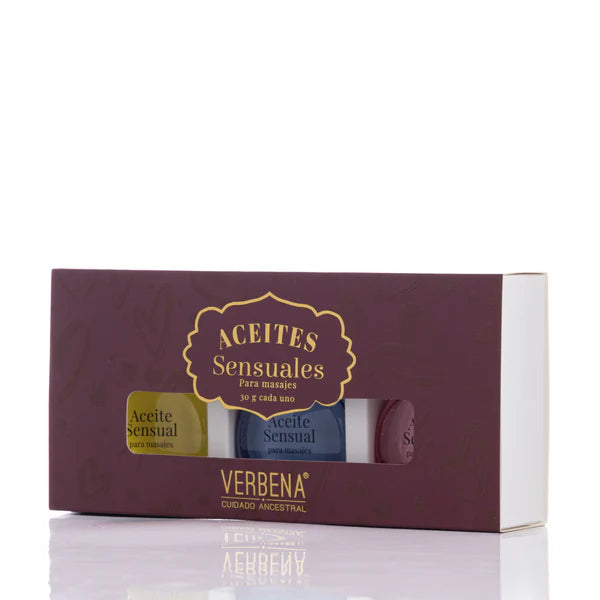 SET DE ACEITES SENSUALES 30ML VERBENA