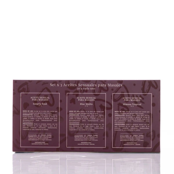 SET DE ACEITES SENSUALES 30ML VERBENA