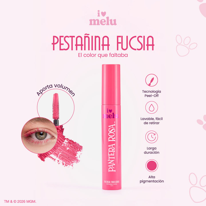 PESTAÑINA PEEL OFF PANTERA ROSA MELU