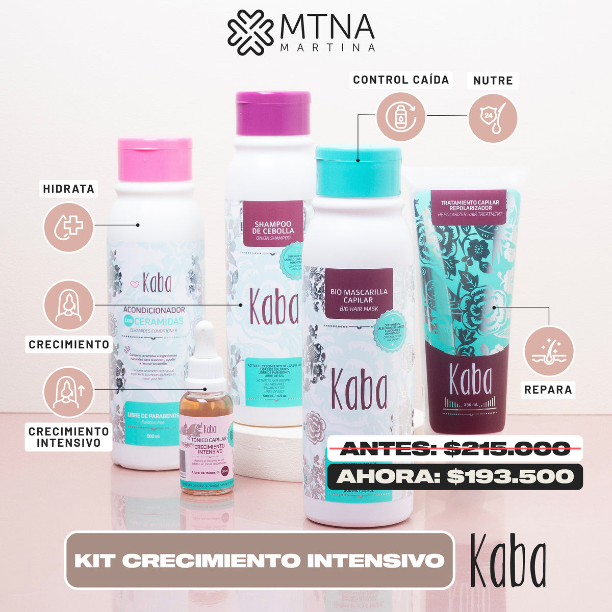 KIT CRECIMIENTO INTENSIVO KABA