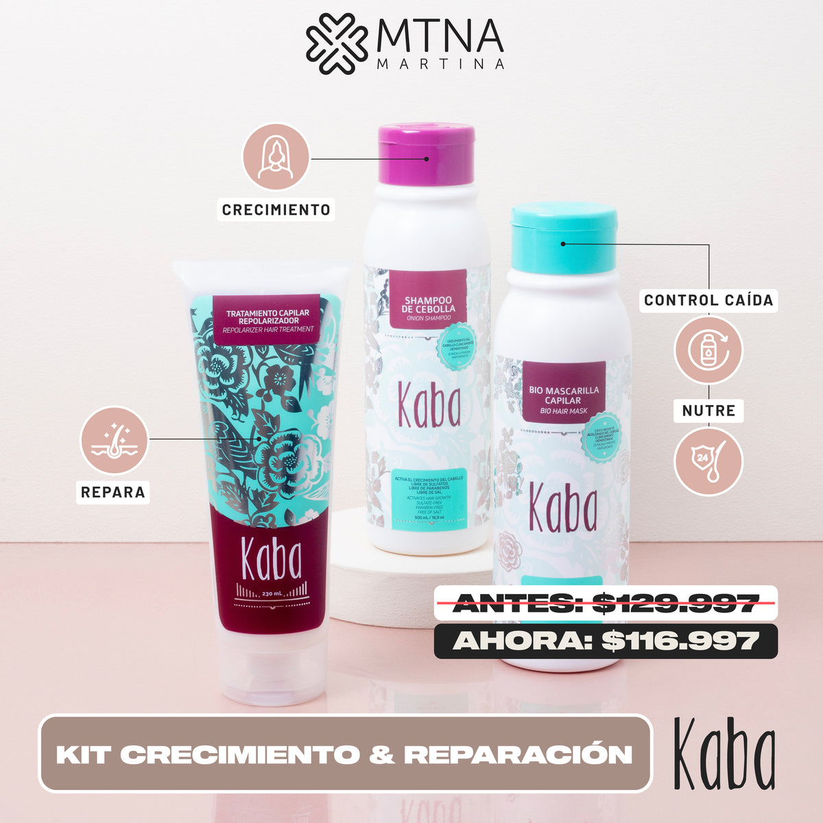 KIT CRECIMIENTO Y REPARACIÓN KABA