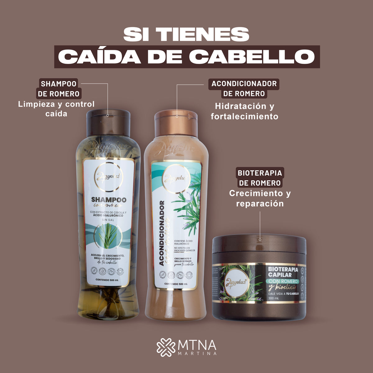 KIT DE ROMERO: PREVENCIÓN CAÍDA X3 ANYELUZ
