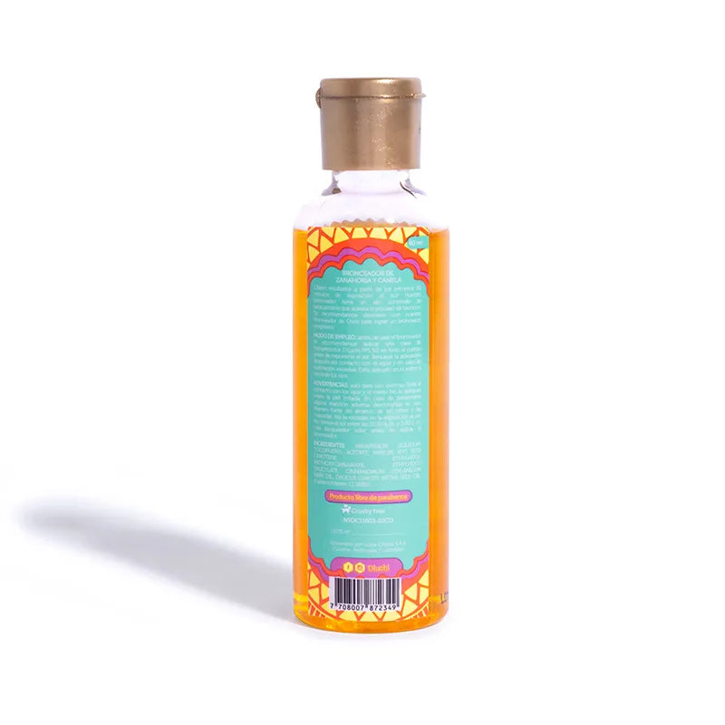 MINI BRONCEADOR DE ZANAHORIA Y CANELA 60ML D'LUCHI