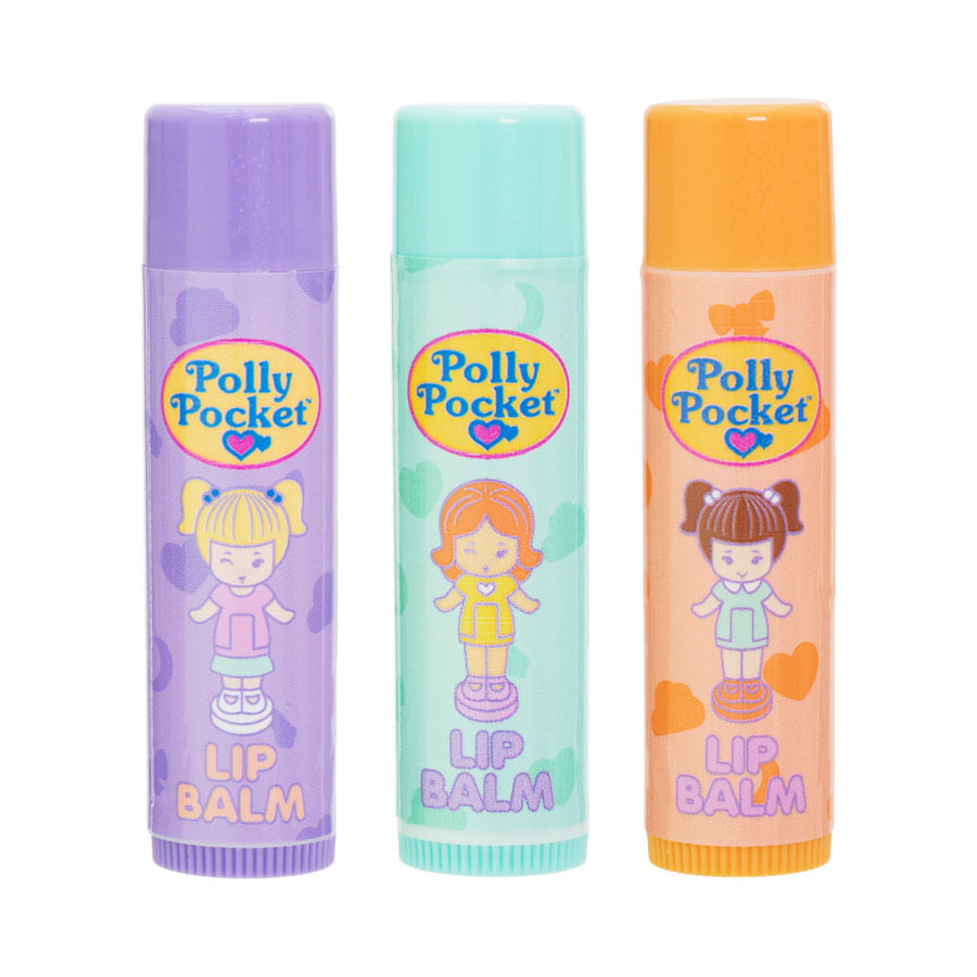 KIT LIP BALM X3 POLLY POCKET TRENDY