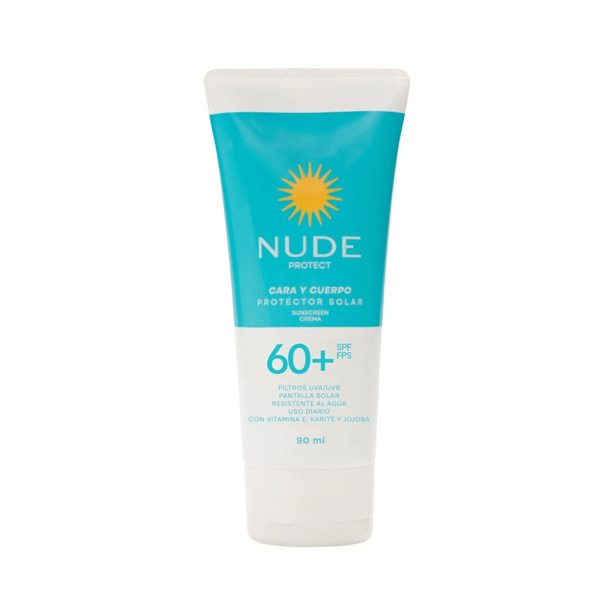 PROTECTOR SOLAR NUDE SPF60 CARA Y CUERPO 90ML NUDE