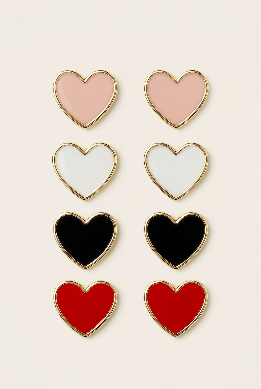 TOPO CORAZÓN ESMALTADO 1.1CM RODIO MARTINA