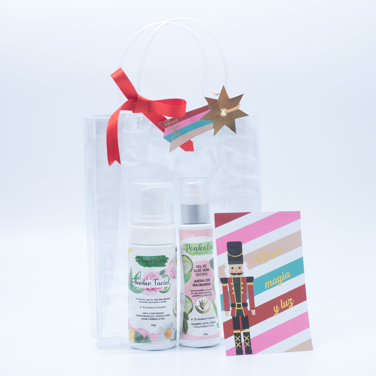 KIT PENKALOE GEL DE ALOE VERA + LIMPIADOR FACIAL NAVIDAD