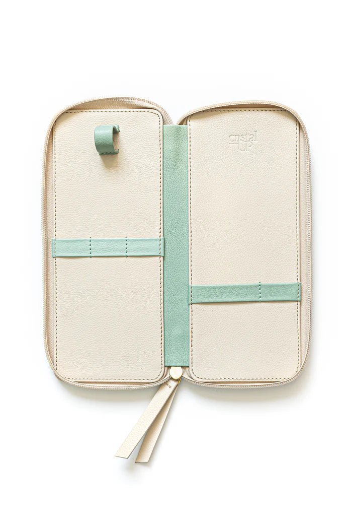 ESTUCHE DE CUERO CRISTAL UP