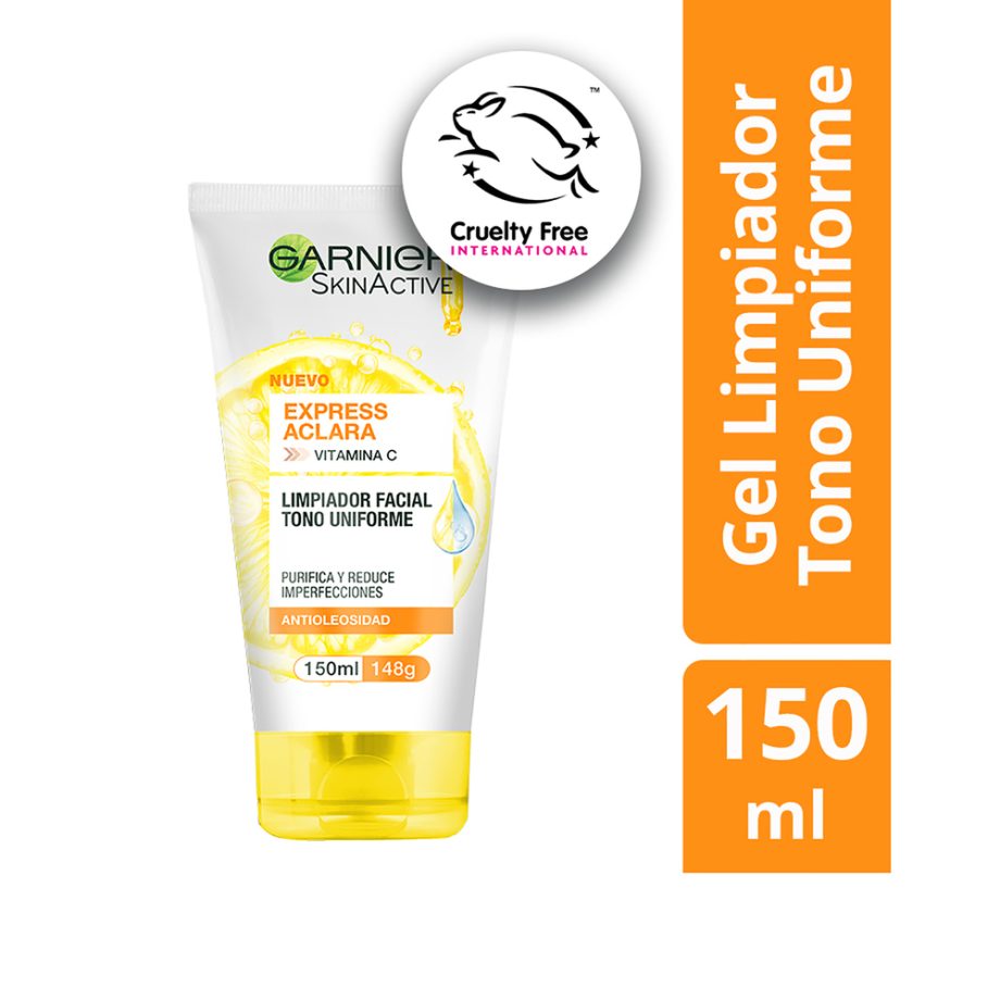 GEL LIMPIADOR FACIAL TONO UNIFORME VITAMINA C 150G GARNIER