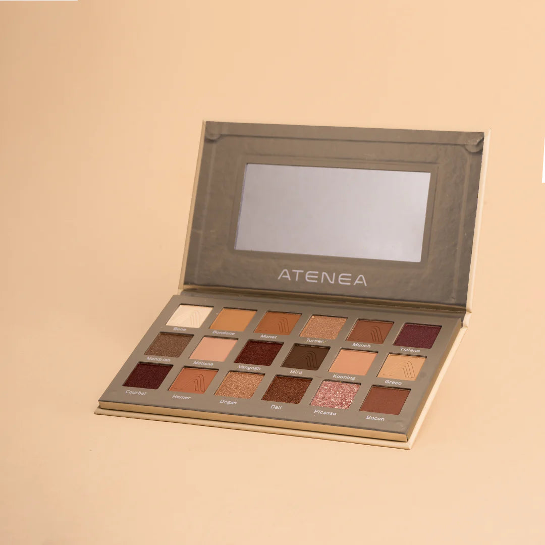 PALETA DE SOMBRAS DE OJOS ART DECO X18 28G ATENEA