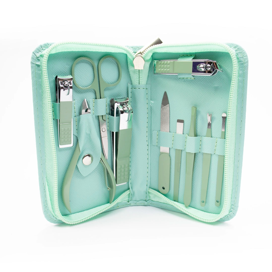 ESTUCHE MANICURE X10 PIEZAS ENKOR