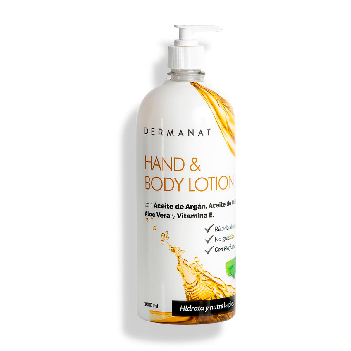 CREMA HAND Y BODY LOTIONARGAN Y VITAMINA E 1000ML DERMANAT