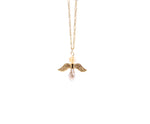 COLLAR ARCÁNGEL JOFIEL BRONCE/BAÑO DE ORO 45CM ESPIFES