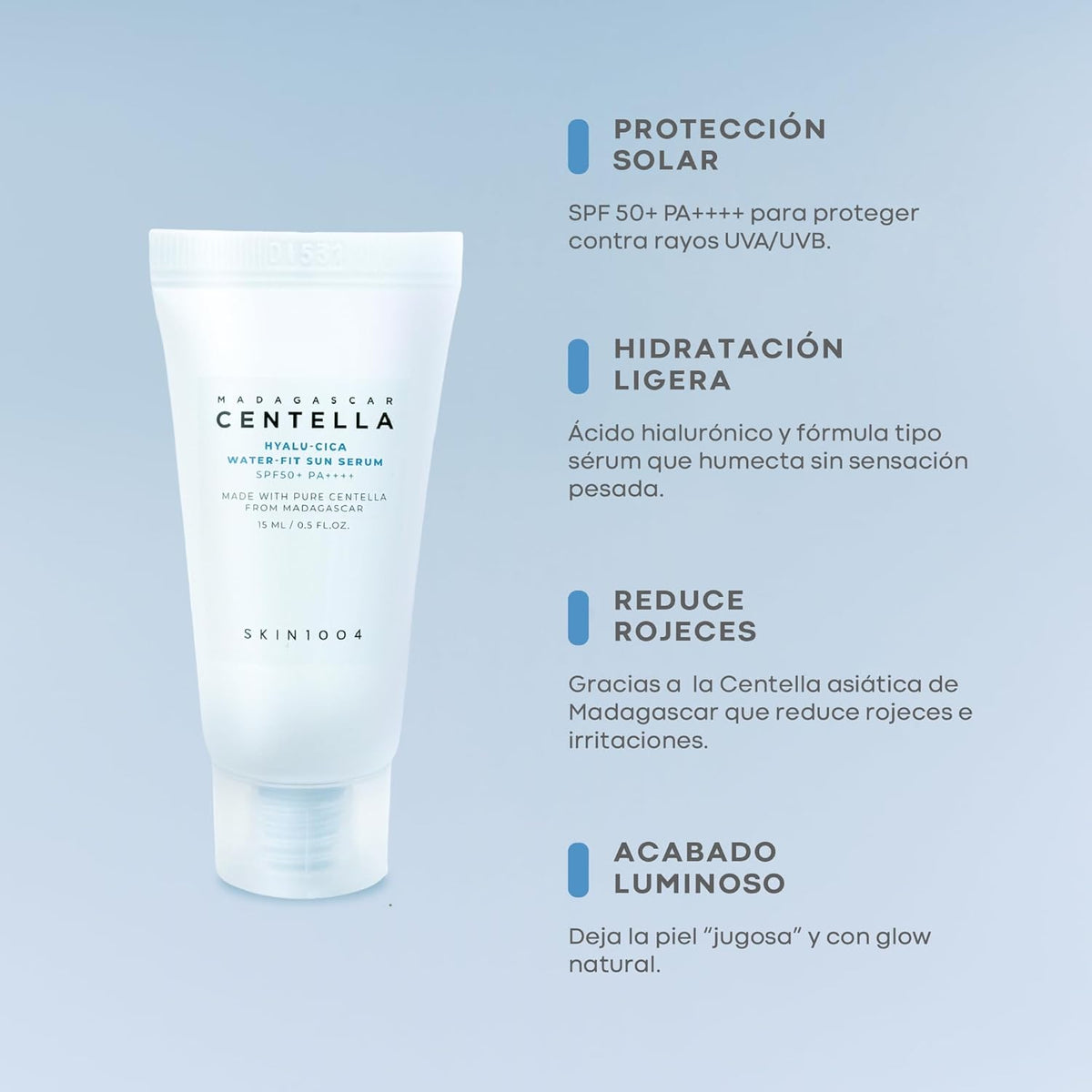 PROTECTOR SOLAR 50ML HYALU-CICA CENTELLA SKIN1004