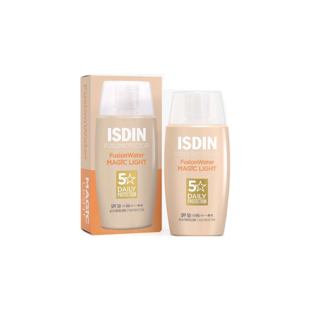 FOTOPROTECTOR FUSION WATER MAGIC SPF50 LIGHT 50ML ISDIN