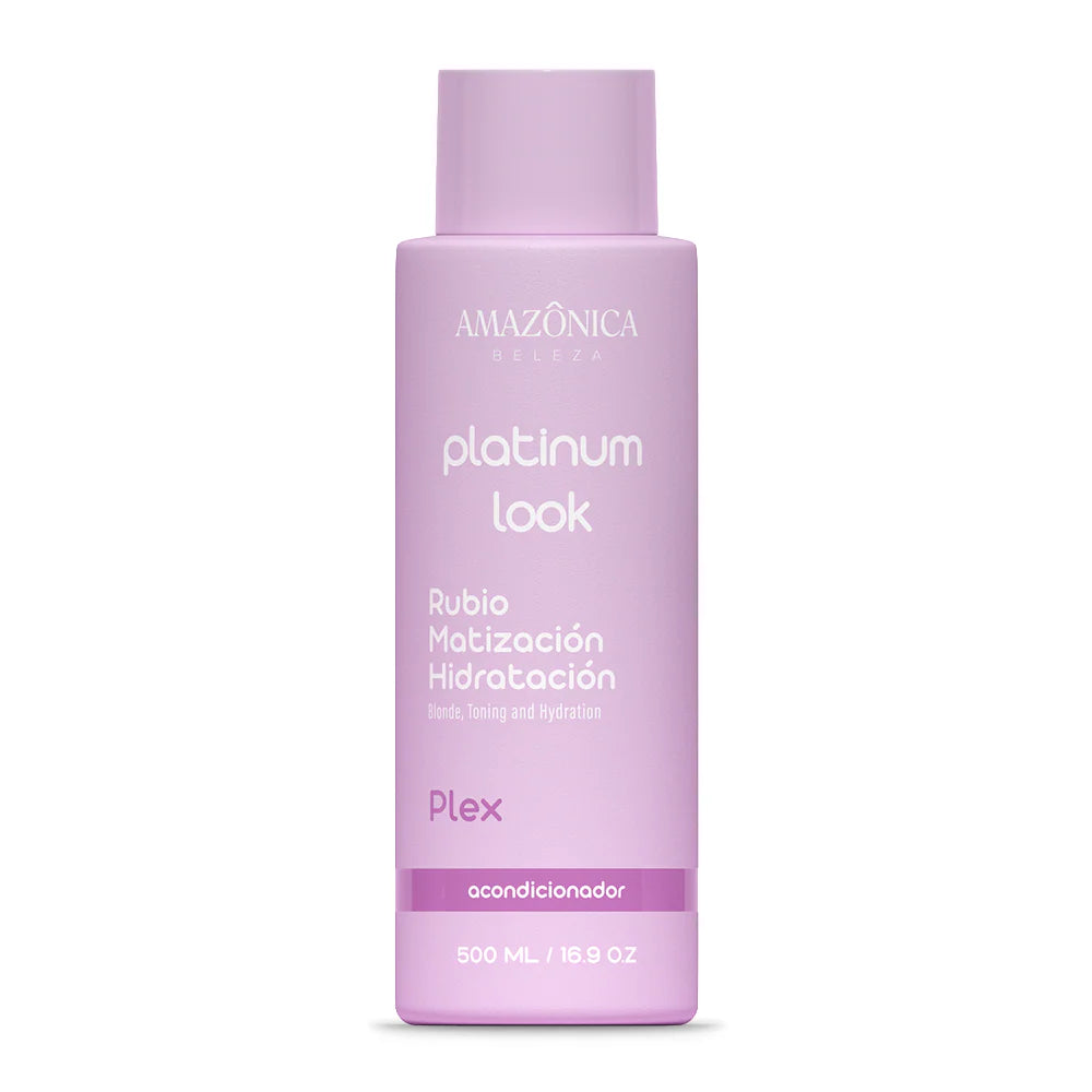 ACONDICIONADOR PLATINUM LOOK 500ML AMAZONICA BELEZA