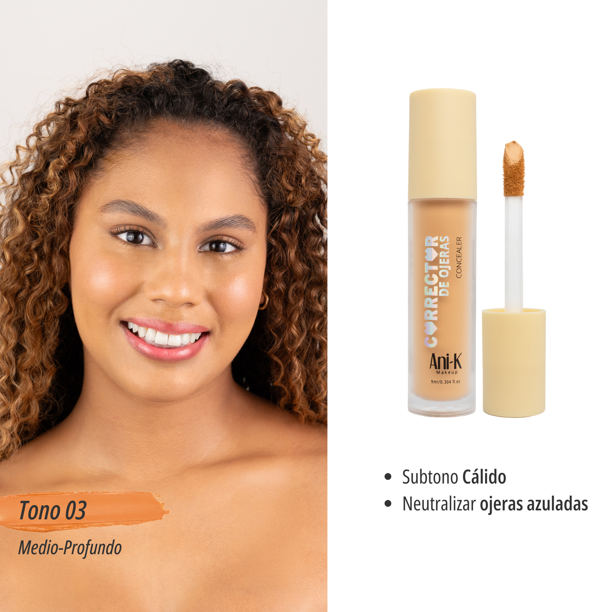 CORRECTOR DE OJERAS 9ML ANI-K
