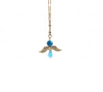 COLLAR ARCÁNGEL MIGUEL BRONCE/BAÑO DE ORO 45CM ESPIFES